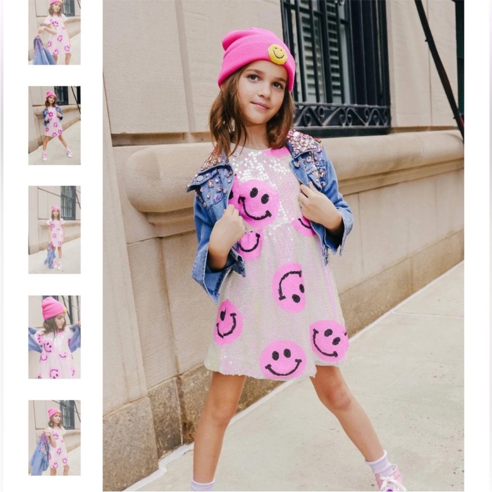 Lola + The Boys Pink Sequin Dress